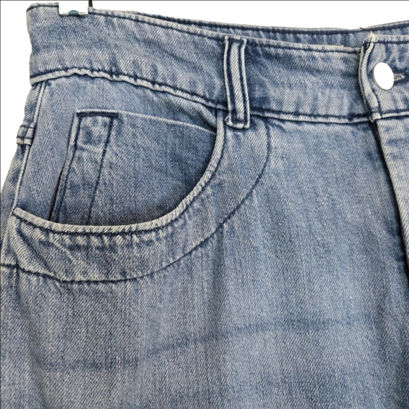 Anthropology Pilcro Super-Wide-Leg High-Rise Jeans, Size 30 ~ EUC - Picture 6 of 16